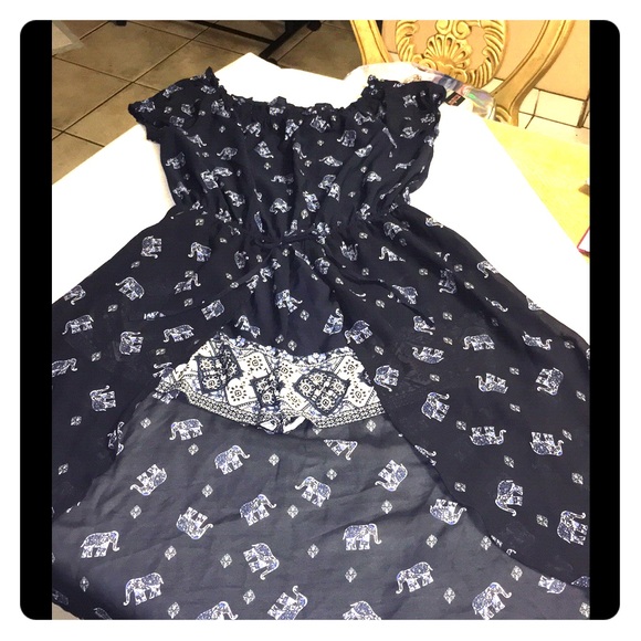 LIVE 4 TRUTH Dresses & Skirts - NWOT Boho shorts in Dress Elephant Print